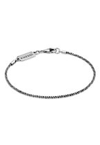 KUZZOI Heren Armbanden Herenkoord Ketting gedraaid Basic Elegant Geoxideerd in 925 Sterling Zilver