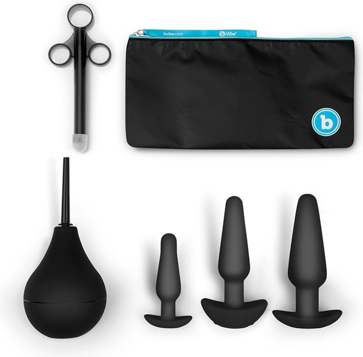 Goedkoopste B-Vibe - Anaal Training & Educatie Set Zwart
