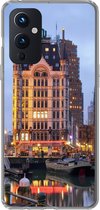 Geschikt voor OnePlus 9 hoesje - Rotterdam - Boot - Water - Siliconen Telefoonhoesje