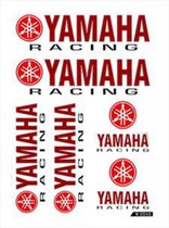 Falko Stickerset Yamaha Racing 6-delig 33 x 23 cm