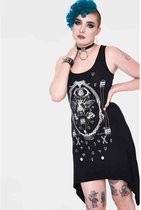 Jawbreaker Korte jurk -XL- Moth with back ties Zwart
