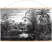 CMP Landschap textiel wanddecoratie - 110 x 73 cm M18