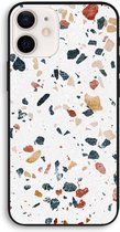CaseCompany® - iPhone 12 hoesje - Terrazzo N°4 - 100% Biologisch Afbreekbaar - Duurzaam - Biodegradable Soft Case - Milieuvriendelijke Print op Achterkant - Zwarte Zijkanten - Bescherming Ove