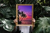 Poster Malediven  - 70x100cm - Premium Museumkwaliteit - Uit Eigen Studio HYPED.®