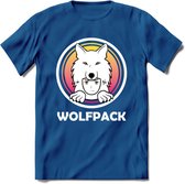 Saitama T-Shirt | Wolfpack Crypto ethereum Heren / Dames | bitcoin munt cadeau - Donker Blauw - L