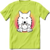 Saitama T-Shirt | Wolfpack Crypto ethereum Heren / Dames | bitcoin munt cadeau - Groen - XL