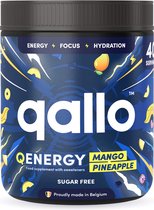 Qallo® QEnergy - Mango Pineapple Tub - De suikervrije energizer boordevol natuurlijke ingrediënten - 40 servings