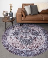 Rond vintage vloerkleed Ancient Washed Stone No.3 120 cm rond