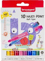 Bruynzeel Multi Point Viltstiften 10 Stuks