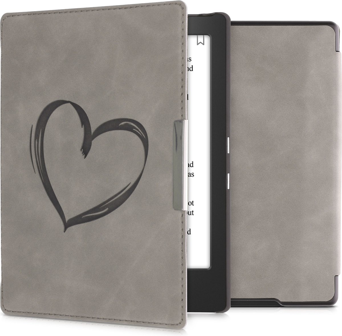 kwmobile Étui Compatible avec Kobo Aura Edition 2 Coque - Étui à Rabat magnétiqu