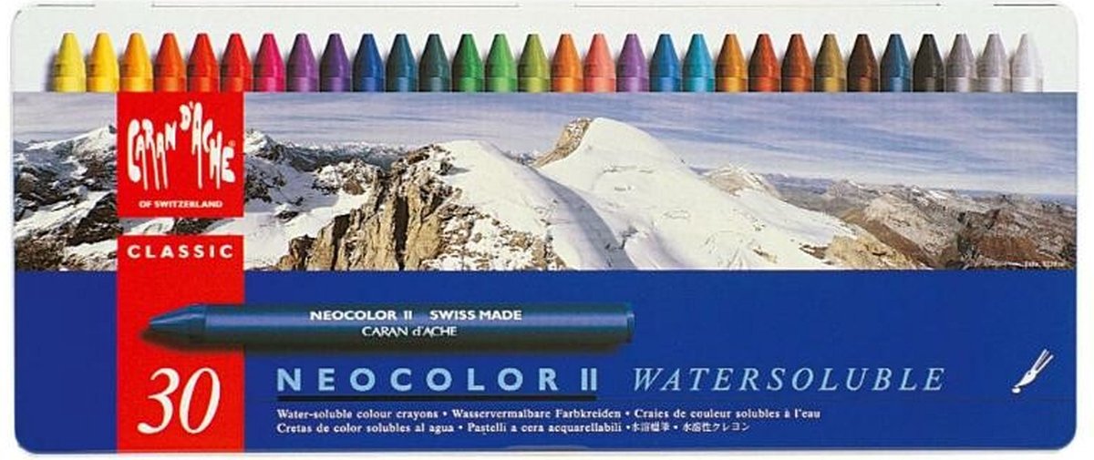 Caran D'ache Waskrijt Neocolor Ii Multicolor 30 Stuks — afbeelding 5