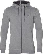 Asics Chest Logo FZ Hoodie 2031A974-020, Mannen, Grijs, Sweatshirt, maat: S