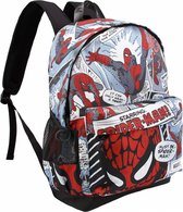 Spiderman A4 schoolrugzak grijs vanaf 12 jaar