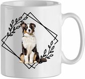 Mok Australian shepherd 2.5| Hond| Hondenliefhebber | Cadeau| Cadeau voor hem| cadeau voor haar | Beker 31 CL