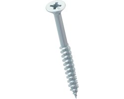 HECO FIX plus schroeven verzinkt Pozidrive PZ-3 platverzonken kop 6 x 80 mm 100 stuks