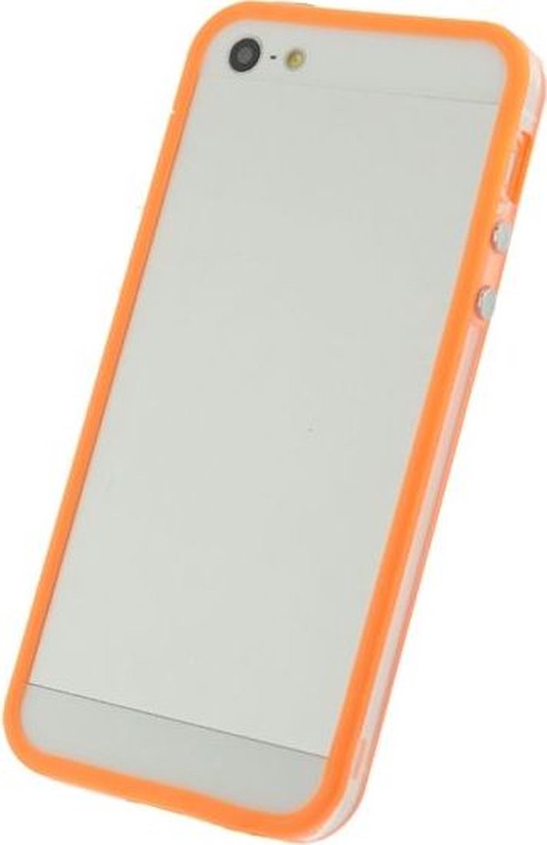 Apple iPhone 5/5s/SE Hoesje - Xccess - Serie - Hard Kunststof Bumper - Oranje - Hoesje Geschikt Voor Apple iPhone 5/5s/SE