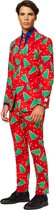 OppoSuits Fine Pine - Mannen Kostuum - Gekleurd - Kerst - Maat 50