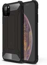 Armor Hybrid Back Cover - iPhone 11 Pro Max Hoesje - Zwart