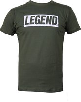 t-shirt army green Legend inspiration quote  4XS