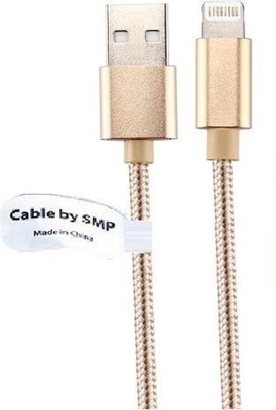 bol.com | 3 m Oplaadkabel. Metal Head USB kabel oplaadsnoer voor snelladen.  Past ook op Apple....