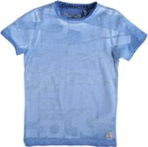 Garcia stevig blauw slim fit t-shirt - Maat 140/146