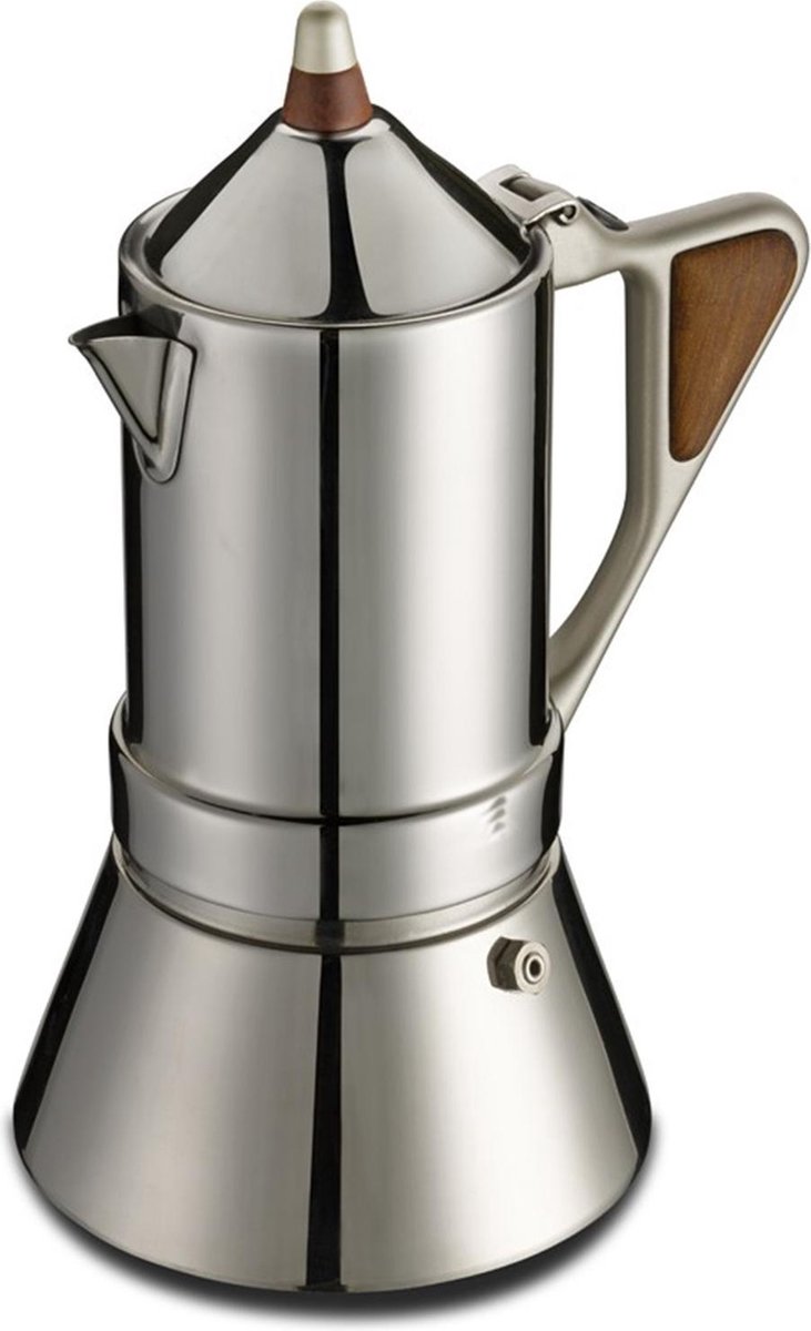 G.A.T. Italia Regina RVS 6 kops - Percolator - 300ml - Inductie