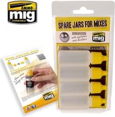 Mig - Spare Jars For Mixes (4 X 17 Ml Jars) (Mig8004) - modelbouwsets, hobbybouwspeelgoed voor kinderen, modelverf en accessoires