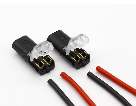 Quick kabel connector - twee aderig - set 2 stuks | bol.com
