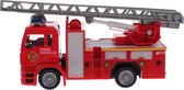 Toi-toys Metal Brandweerwagen Hoogwerker Rood 11 Cm