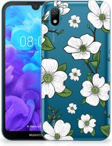 Back Case Huawei Y5 (2019) TPU Siliconen Hoesje Dogwood Flowers
