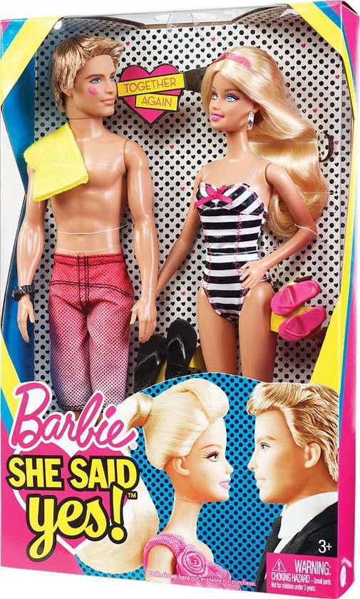 Onophoudelijk stimuleren Dynamiek Barbie en Ken - Barbie pop | bol.com