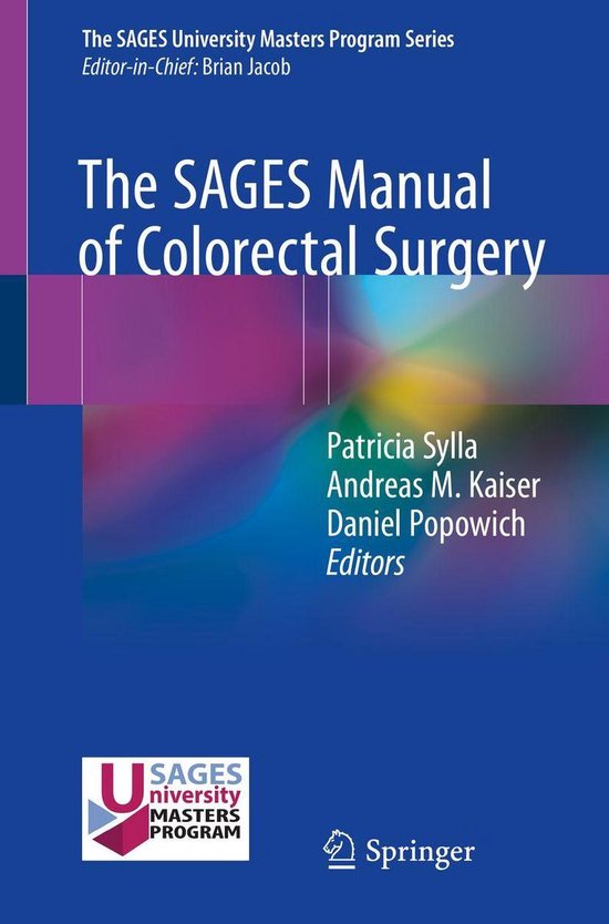 The SAGES Manual of Colorectal Surgery - cover