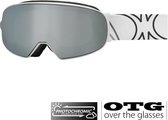 Slokker SP1 Photochromic OTG Skibril - Wit + EXTRA LENS | Categorie 1