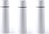 3x pichets thermos / isolants inox 500 ml blanc - Pichets thermos - Pichets isolants