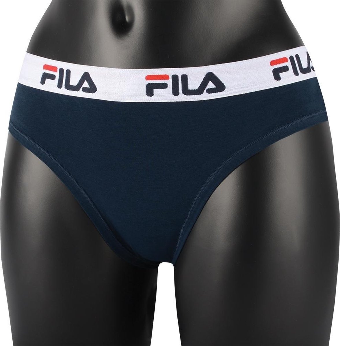 Fila dames string blauw elastic band maat M