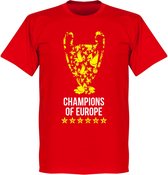 Liverpool Champions League 2019 Trophy T-Shirt - Rood - Kinderen - 116