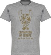 Liverpool Champions League 2019 Trophy T-Shirt - Grijs - XXL