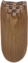 Remy Human Hair extensions straight 18 - brown 6#