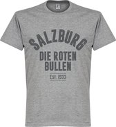 RB Salzburg Established T-Shirt - Grijs - XXXL