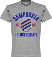 Sampdoria Established T-Shirt - Grijs - XXXL