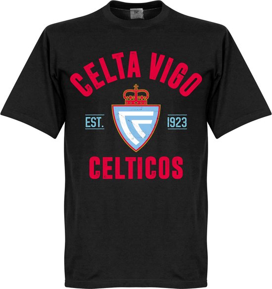Celta de Vigo Established T-Shirt - Zwart - XS