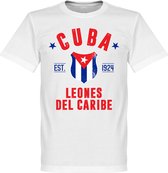 Cuba Established T-Shirt - Wit  - 5XL