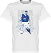 Zinedine Zidane Legend T-Shirt - Wit - Kinderen - 104
