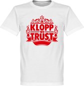 In Klopp We Trust T-Shirt - Wit - Kinderen - 104