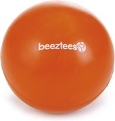 Beeztees rubber bal massief no 4 oranje 7,5 cm