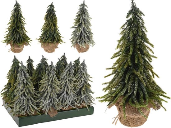 3 stuks! Kerstboom 28cm