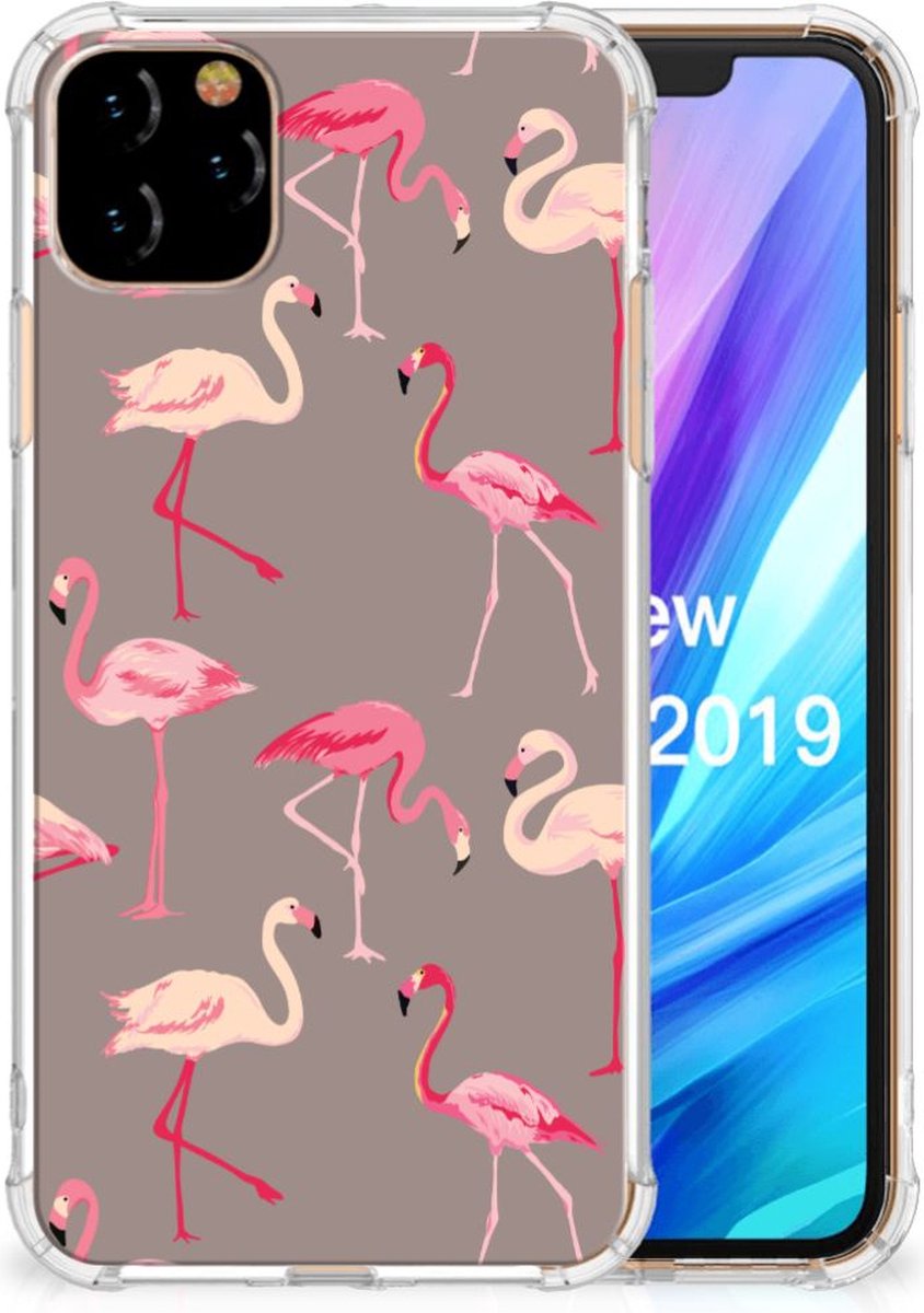 Apple iPhone 11 Pro Max Case Anti-shock Flamingo
