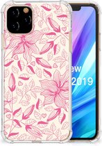 Geschikt voor Apple iPhone 11 Pro Case Pink Flowers