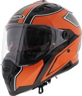 Caberg Stunt Blade Zwart Oranje (Inclusief Pinlock)