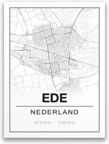 Poster/plattegrond EDE - A4
